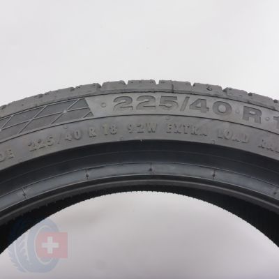 7. Opony 225/40 R18 2x CONTINENTAL 92W XL ContiSportContact 5 MOE RFT Letnie 2022 