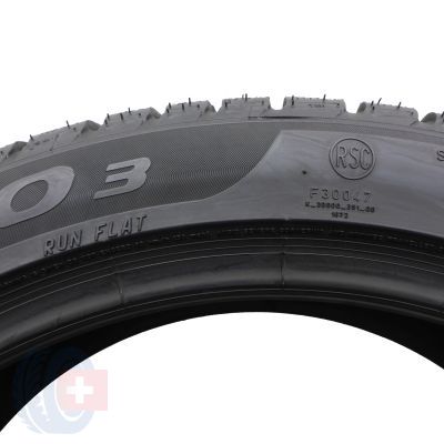 8. Opony 225/45 R19 4x PIRELLI 96V Sottozero 3 Winter RunFlat Zimowe 2018 7,2-7,5mm