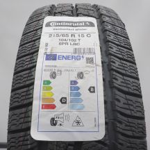 Opona 215/65 R15C 1x CONTINENTAL 104/102T VanContact Winter Zimowe 2023