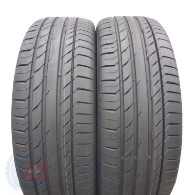 4. 4 x CONTINENTAL 225/60 R18 100H ContiSportContact 5 SUV Lato 2020  Jak Nowe