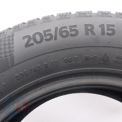 6. Opony 205/65 R15 2x CONTINENTAL 94T Winter Contact TS 860 Zimowe 2017 8,2-8,7mm