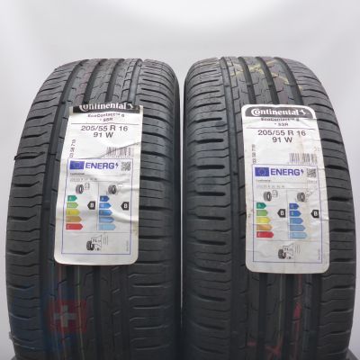3. Opony 205/55 R16 4x Continental 91W EcoContact 6 RFT BMW Letnie 2022  3. Opony 205/55 R16 4x Continental 91W EcoContact 6 RFT BMW Letnie 2022