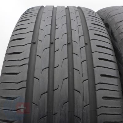 2. Opony 215/55 R17 2x CONTINENTAL 98H EcoContact6 Letnie 2022 5,8mm