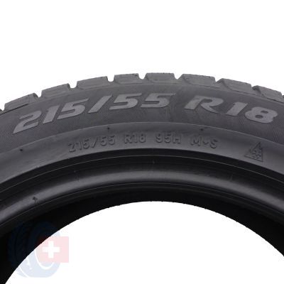 6. 4 x PIRELLI 215/55 R18 95H Sottozero 3 Winter Zima 6,8-7,3mm 2021