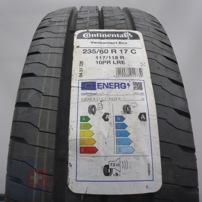 Opona 235/60 R17C 1x CONTINENTAL 117/115R VanContact Eco Letnia 2022 