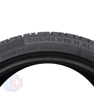 4. 2 x CONTINENTAL 205/45 R18 90H XL WinterContact TS 860 S BMW Zima 2021 7.8mm