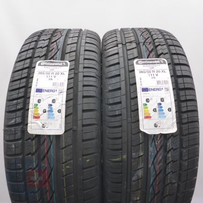 4. Opony 265/50 R20 4x CONTINENTAL 111V XL CrossContact UHP Letnie 2022 Nieużywane