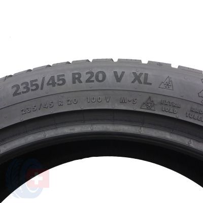 3. Opona 235/45 R20 1x CONTINENTAL 100V XL WinterContact TS 870 P SEAL Zimowa 2022 8,5mm 