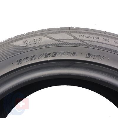6. Opony 205/55 R16 2x HANKOOK 91V Ventus Prime 2 Letnie 2021 6,8-7mm
