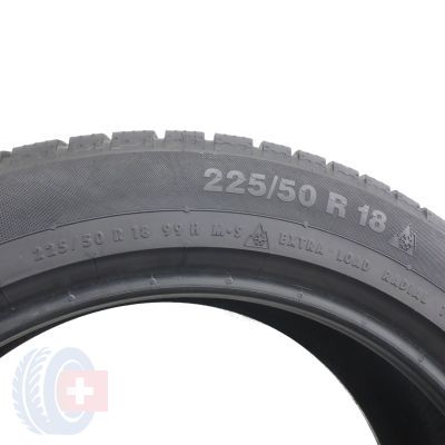 4. 2 x CONTINENTAL 225/50 R18 99H XL AO ContiWinterContact TS830P Zima 2015, 2016 5,5 ; 6mm