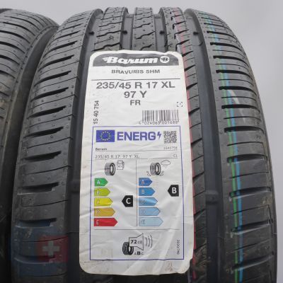 3. Opony 235/45 R17 2x BARUM 97Y XL Bravuris 5 Letnie 2023