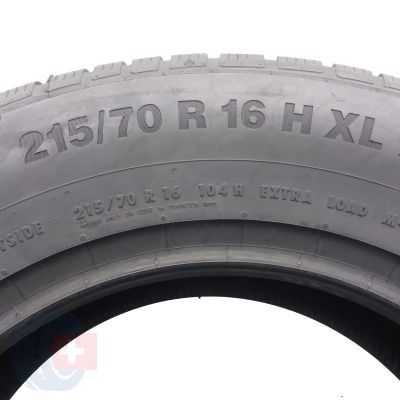 7. Opony 215/70 R16 4x CONTINENTAL 104H XL WinterContact TS 850 P SUV Zimowe 2021 Jak Nowe