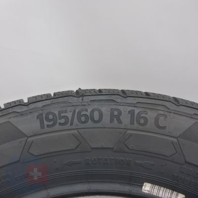 6. Opony 195/60 R16C 4x CONTINENTAL 99/97T VanContact Winter Zimowe 2022 