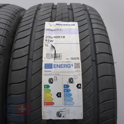 3. Opony 235/40 R18 2x MICHELIN 91W Primacy 4 Letnie 2023 Nieużywane