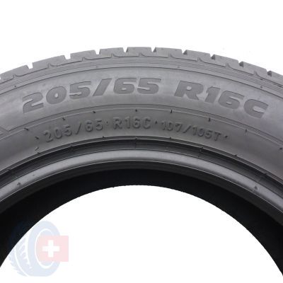5. Opony 205/65 R16C 4x PIRELLI 107/105T Carrier Letnie 2018 Jak Nowe 8,5-9mm