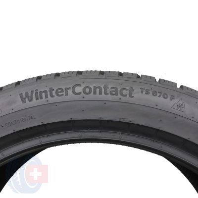 7. 4 x CONTINENTAL 245/40 R18 97V XL WinterContact TS870P Zima 2021, 2022 Jak Nowe 7,5-7,8mm