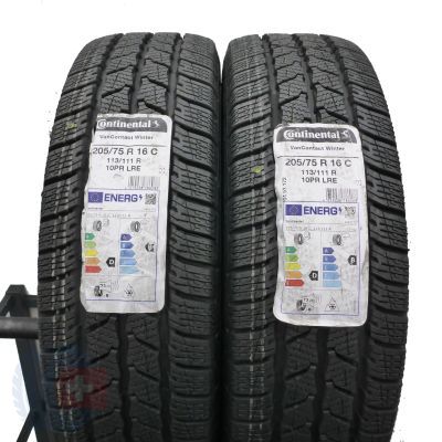 5. Opony 205/75 R16C 4x CONTINENTAL 113/111R VanContact Winter Zimowe 2023 Jak Nowe Nieużywane