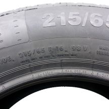 6. Opony 215/65 R16 2x CONTINENTAL 98V ContiEcoContact 5 A0 Letnie 2021 Jak Nowe
