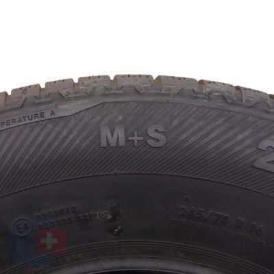 9. Opony 245/70 R16 4x BARUM 107H Bravuris 4x4 letnie M+S 2020 Jak Nowe