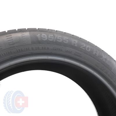 5. 2 x CONTINENTAL 195/55 R20 95H XL ContiEcoContact 5 Lato 2022 6,8mm