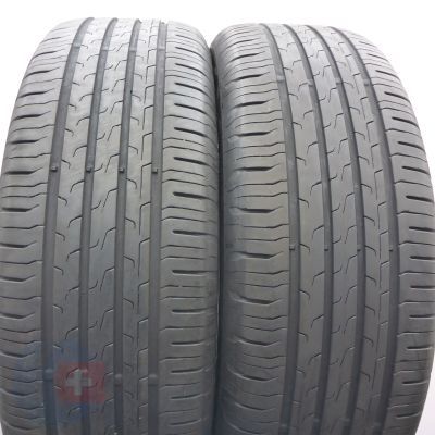 Opony 215/60 R17 2x CONTINENTAL 96H EcoContact 6 Letnie 2020, 2021 5,8-6mm