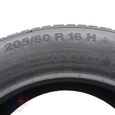 5. Opona 205/60 R16 1x CONTINENTAL 92H WinterContact Ts850 P Zimowa 2021 Nieużywana 