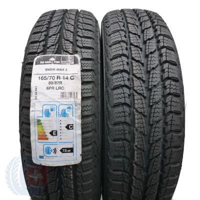 2 x UNIROYAL 165/70 R14 C 89/87R Snow Max 2 Zima 2012/2018 