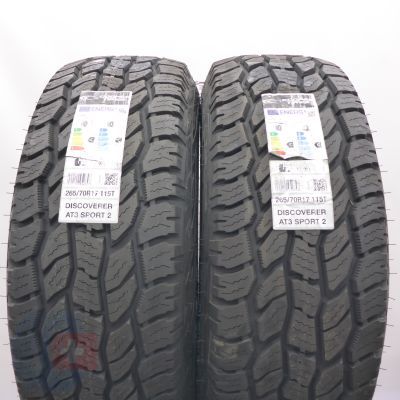 Opony 265/70 R17 2x COOPER 115T Discoverer AT3 Sport 2 Wielosezonowe 2024 Nieużywane 