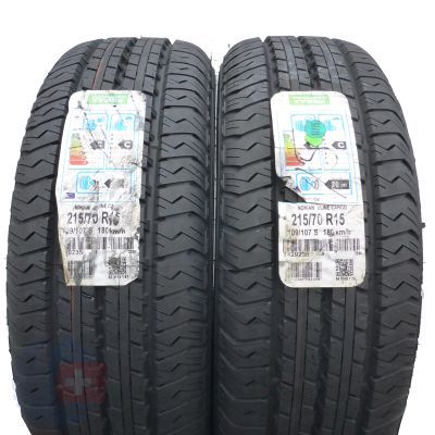 Opony 215/70 R15C 2x NOKIAN 109/107S cLine Cargo Letnie 2015 Nieużywane