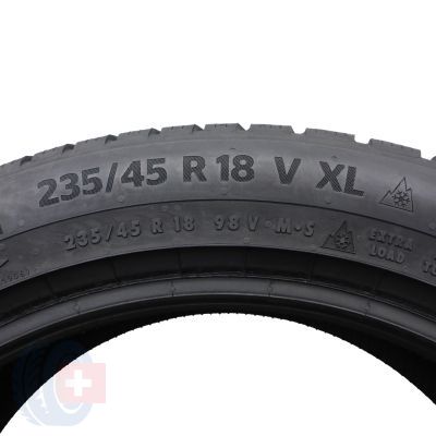 5. 2 x CONTINENTAL 235/45 R18 98V XL WinterContact TS870P Zima 2021 7mm