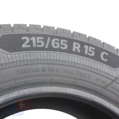 4. 2 x CONTINENTAL 215/65 R15C 104/102T VanContact Eco Lato 2021 7,5-8mm
