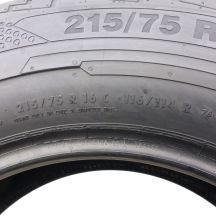 4. 2 x CONTINENTAL 215/75 R16C 116/114R ContiVanContact 100 Lato 2018 7,5-8,4mm