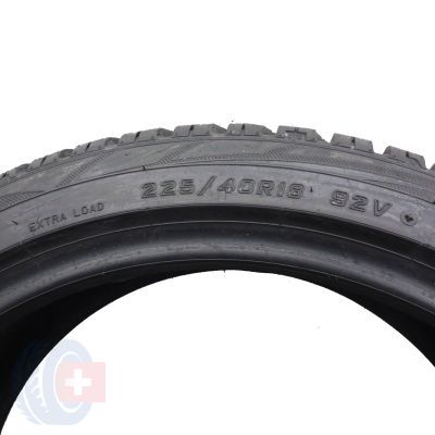 4. Opony 225/40 R18 2x FALKEN 92V XL Eurowinter Hs01 Zimowe 2018 Jak Nowe 8-8,8mm