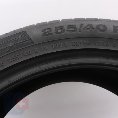 4. Opony 255/40 R19 2x CONTINENTAL 100Y XL ContiSportContact 5P A0 Letnie 2023 6,5mm