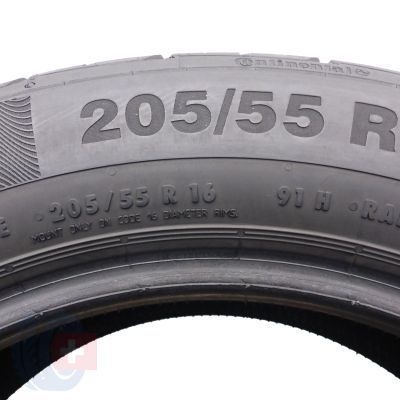 5. 2 x CONTINENTAL 205/55 R16 91H ContiPremiumContact 5 Lato 2015 6,7mm