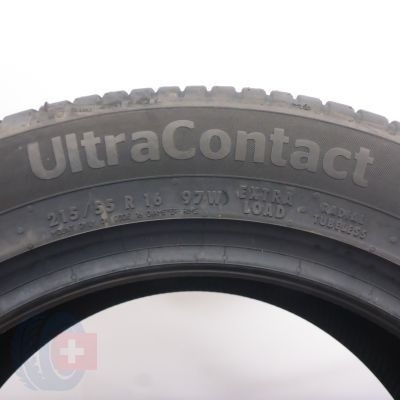 5. Opony 215/55 R16 2x CONTINENTAL 97W XL UltraContact Letnie 2024