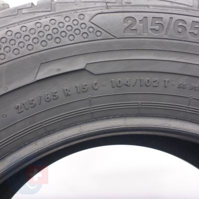 2. Opona 215/65 R15C 1x CONTINENTAL 104/102T ContiVanContact 100 Letnia 2021 Jak Nowa Nieużywana