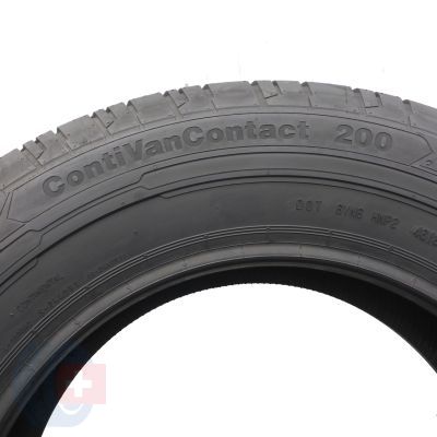 5. Opony 195/75 R16C 2x CONTINENTAL 107/105R ContiVanContact 200 Letnie 2018 Jak Nowe