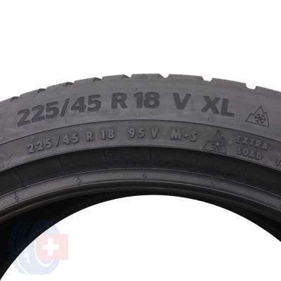 5. 2 x CONTINENTAL 225/45 R18 95V XL WinterContact TS870P Zima 2022 6-6,7mm