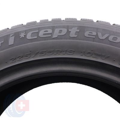 6. 2 x HANKOOK 225/55 R18 102V XL Winter I cept evo 2 SUV W320A Zima 7-7,4mm 2018 Jak Nowe