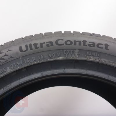 6. Opony 215/45 R16 4x CONTINENTAL 90V XL UltraContact Letnie 2024 