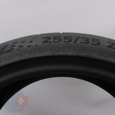 4. Opony 255/35 R19 2x CONTINENTAL 96Y XL SportContact 7 Letnie 2022 5,3mm