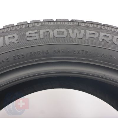 7. Opony 225/50 R18 4x NOKIAN 99H XL WR Snowproof Zimowe 2022 6,9-8mm