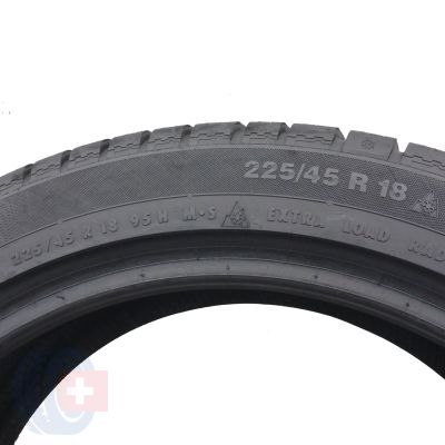 4. 1 x CONTINENTAL 225/45 R18 95H XL ContiWinterContact TS830P MOE RunFlat Zima 2014 6,2mm