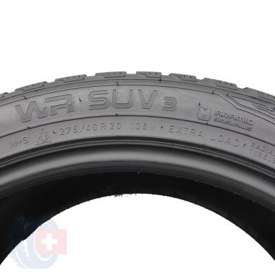 7. Opony 275/40 R20 4x NOKIAN 106V XL WR SUV3 Zimowe 2017 Jak Nowe 8,2-8,5mm