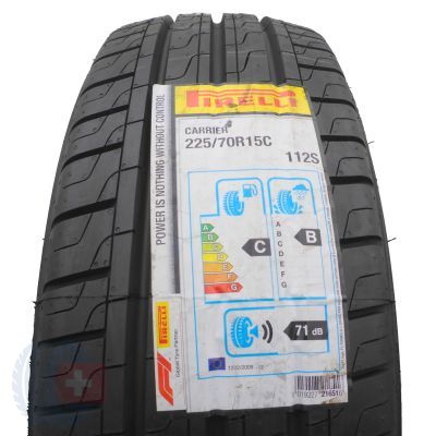 1 x PIRELLI 225/70 R15C 112/110S Carrier Lato 2021 Jak Nowa