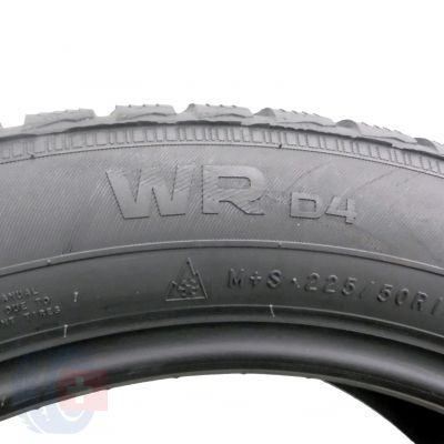 5. 4 x NOKIAN 225/50 R18 99H XL WR D4 Zima DOT18/17 6,7-7mm