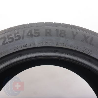 5. Opony 255/45 R18 2x CONTINENTAL 103Y XL PremiumContact6 Letnie 2022 Nieużywane