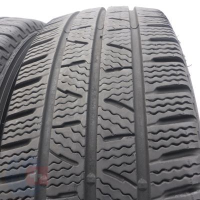 4. Opony 225/65 R16C 2x PIRELLI 112/110R Carrier Winter Zimowe 2022 Jak Nowe 7,2mm