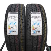 5. Opony 195/65 R16C 4x CONTINENTAL 104/102T VanContact Winter Zimowe 2021 Jak Nowe Nieużywane